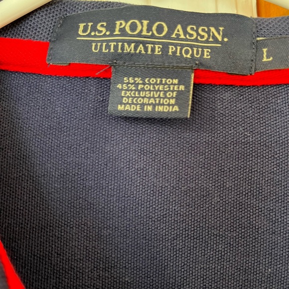 Blue Ralph Lauren Polo collard shirt - Picture 2 of 3